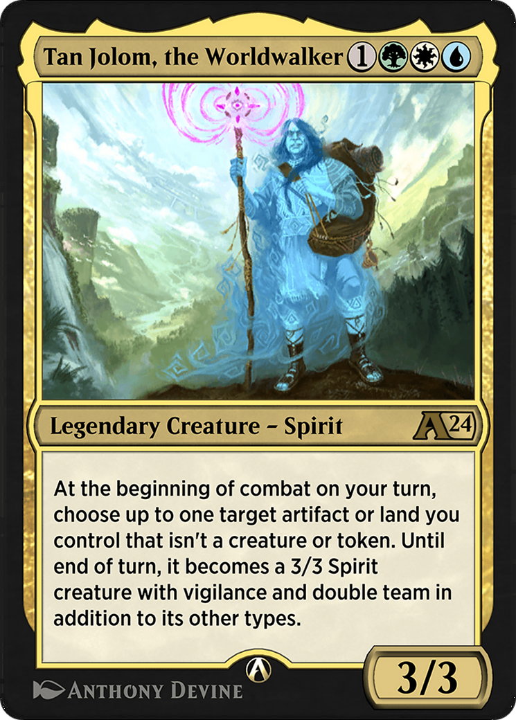 Tan Jolom, the Worldwalker  [Alchemy: Ixalan]