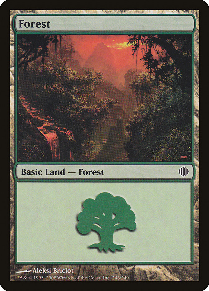 Forest (246) [Shards of Alara] Foil