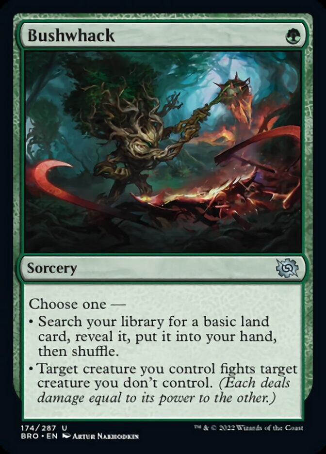Bushwhack [The Brothers' War] Foil