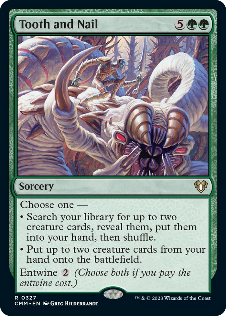 Tooth and Nail [Commander Masters] Foil