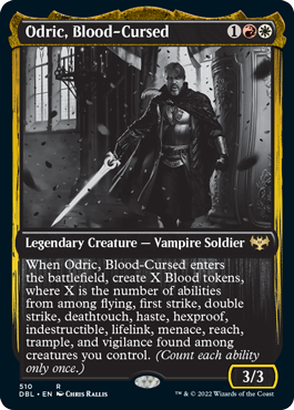 Odric, Blood-Cursed [Innistrad: Double Feature] Foil