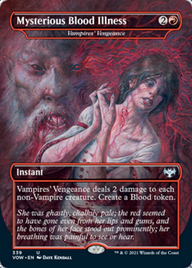 Vampires' Vengeance - Mysterious Blood Illness [Innistrad: Crimson Vow] Foil