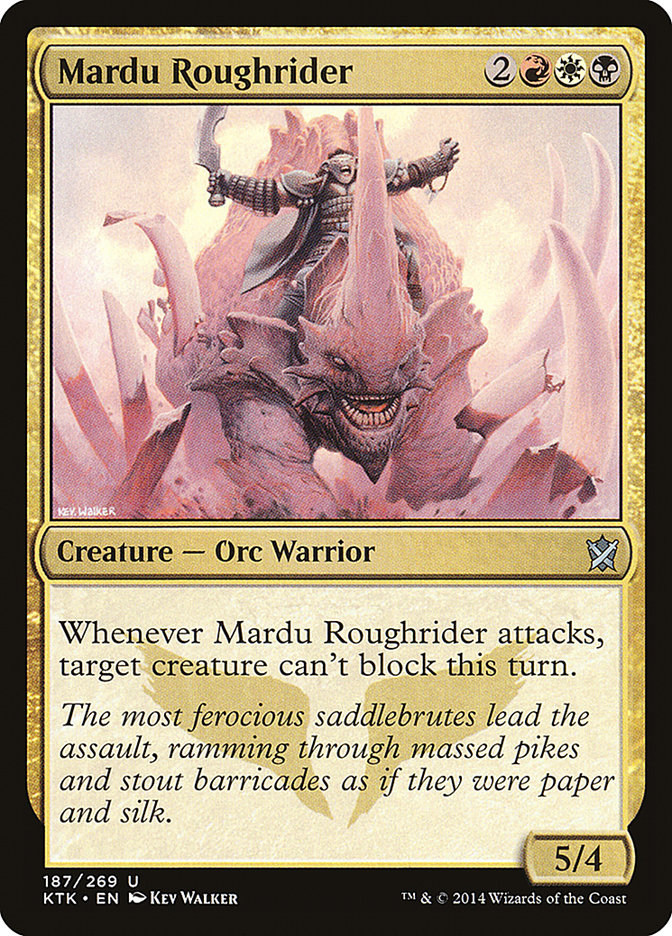 Mardu Roughrider [Khans of Tarkir] Foil