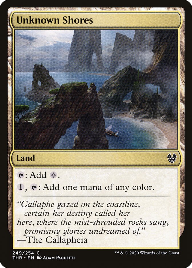 Unknown Shores [Theros Beyond Death] Foil