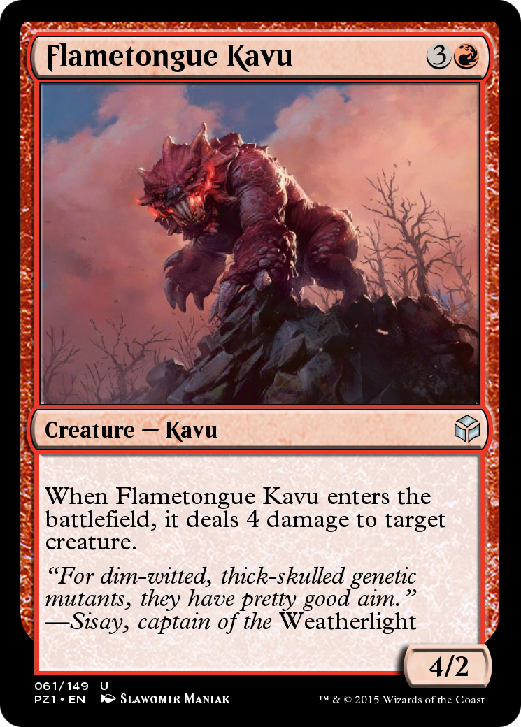 Flametongue Kavu  [Legendary Cube Prize Pack]