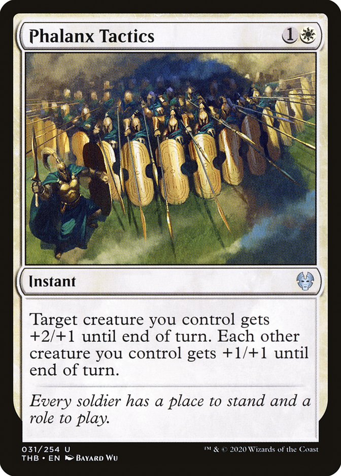 Phalanx Tactics [Theros Beyond Death] Foil