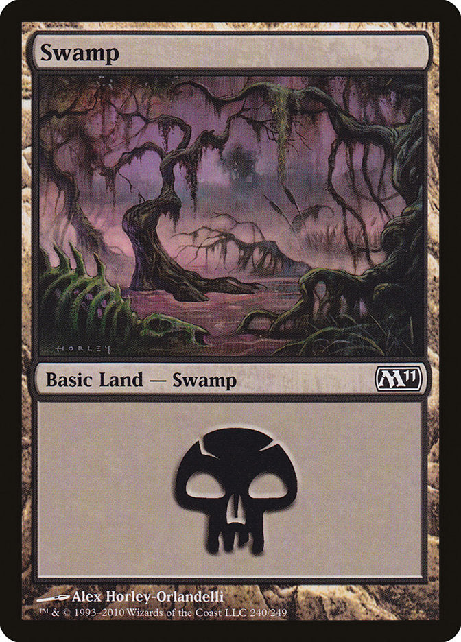 Swamp (240) [Magic 2011] Foil