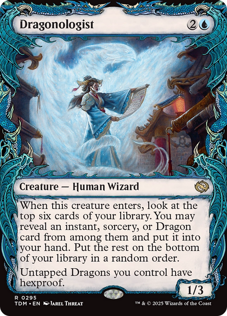 Dragonologist (Showcase) [Tarkir: Dragonstorm] Foil