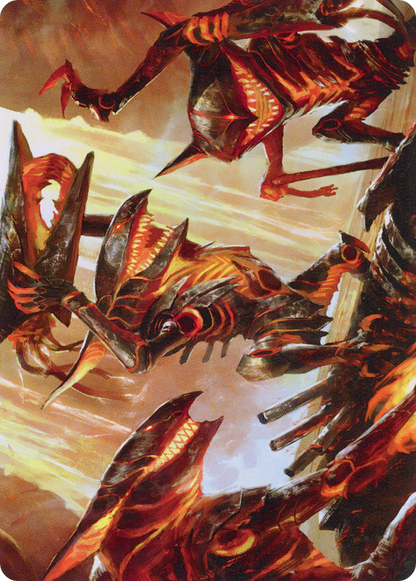 Gleeful Demolition // Gleeful Demolition  [Phyrexia: All Will Be One Art Series] (Borderless)
