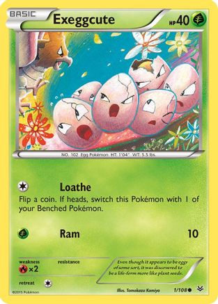 Exeggcute (1/108) [XY: Roaring Skies] Reverse Holofoil