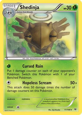 Shedinja (11/108) [XY: Roaring Skies] Reverse Holofoil
