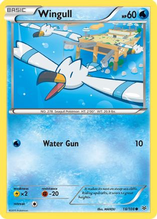 Wingull (18/108) [XY: Roaring Skies] Reverse Holofoil