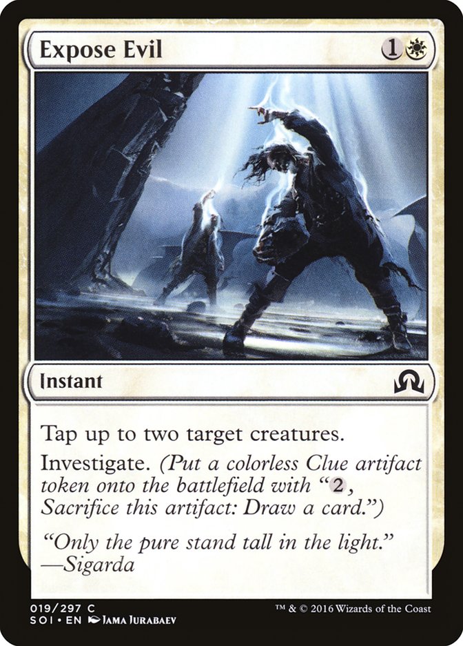 Expose Evil [Shadows over Innistrad] Foil