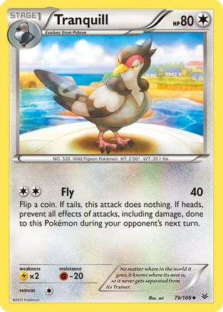 Tranquill (79/108) [XY: Roaring Skies] Reverse Holofoil