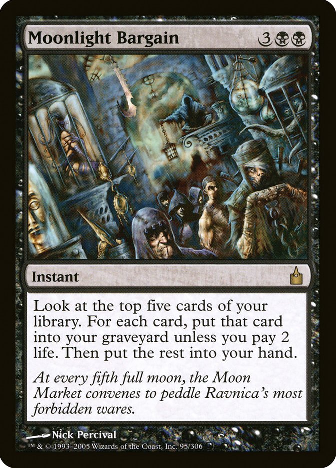 Moonlight Bargain [Ravnica: City of Guilds] Foil