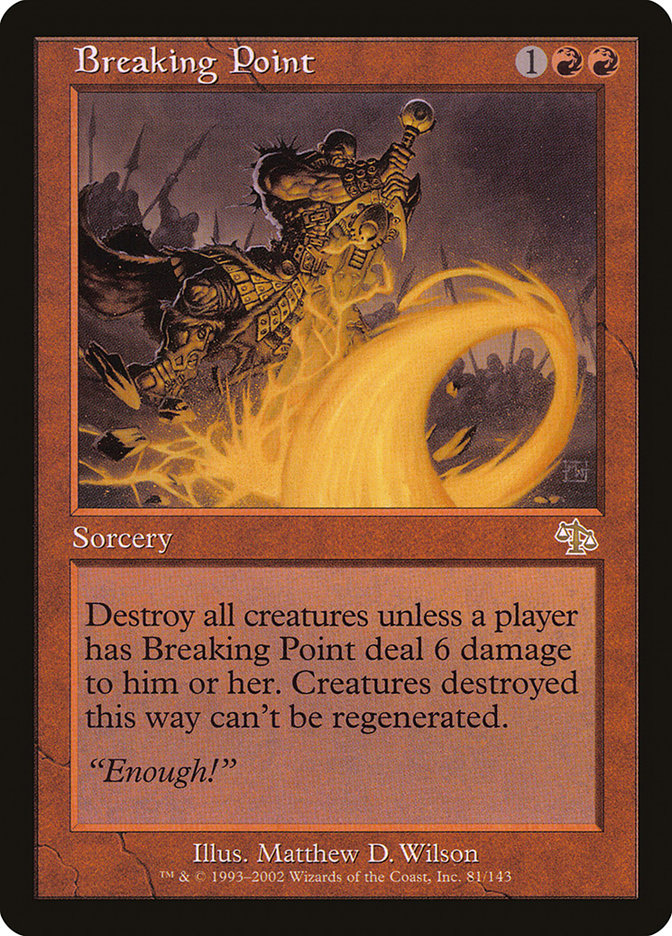 Breaking Point [Judgment] Foil