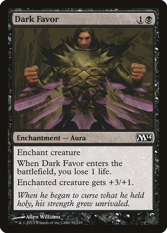 Dark Favor [Magic 2014] Foil