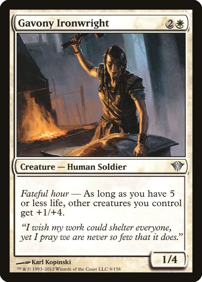 Gavony Ironwright [Dark Ascension] Foil