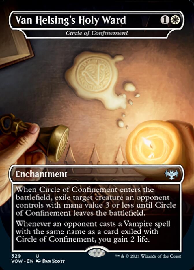 Circle of Confinement - Van Helsing's Holy Ward [Innistrad: Crimson Vow] Foil
