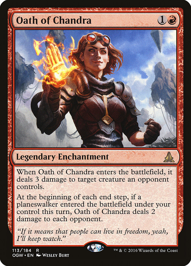 Oath of Chandra [Oath of the Gatewatch] Foil
