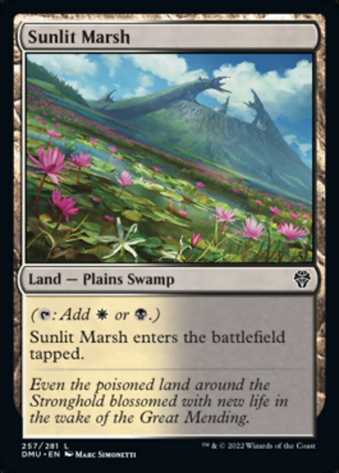 Sunlit Marsh [Dominaria United] Foil