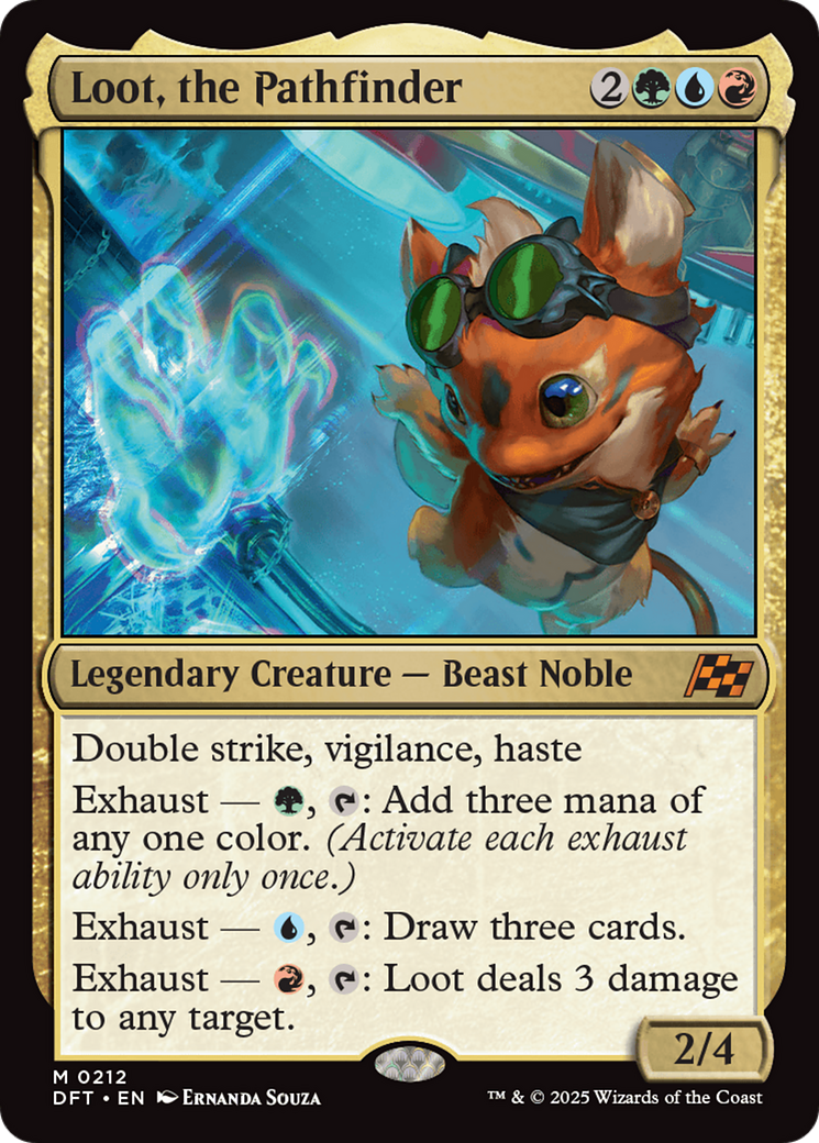 Loot, the Pathfinder [Aetherdrift] Foil