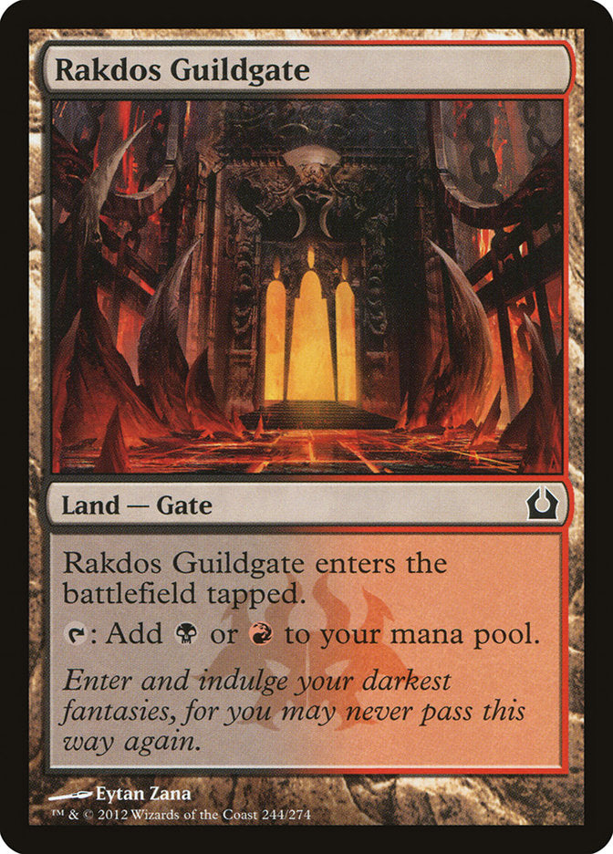Rakdos Guildgate [Return to Ravnica] Foil