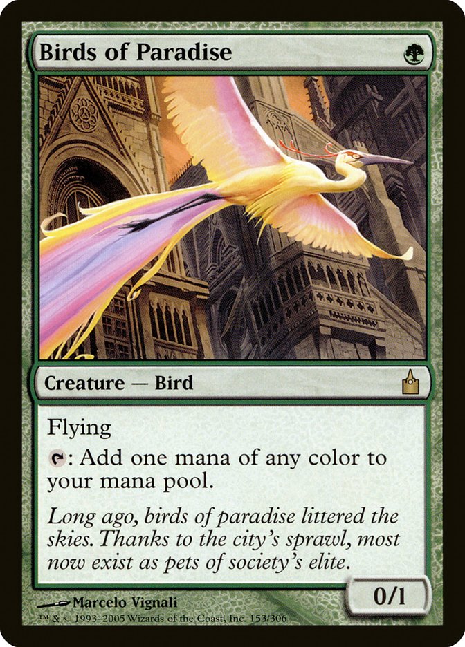 Birds of Paradise [Ravnica: City of Guilds] Foil
