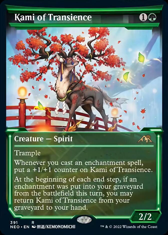 Kami of Transience (Showcase Soft Glow) [Kamigawa: Neon Dynasty] Foil