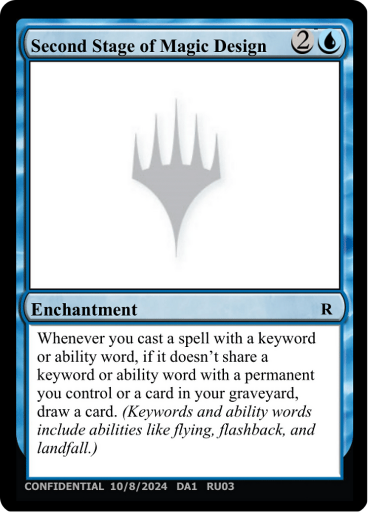 Second Stage of Magic Design  [Unknown Event]