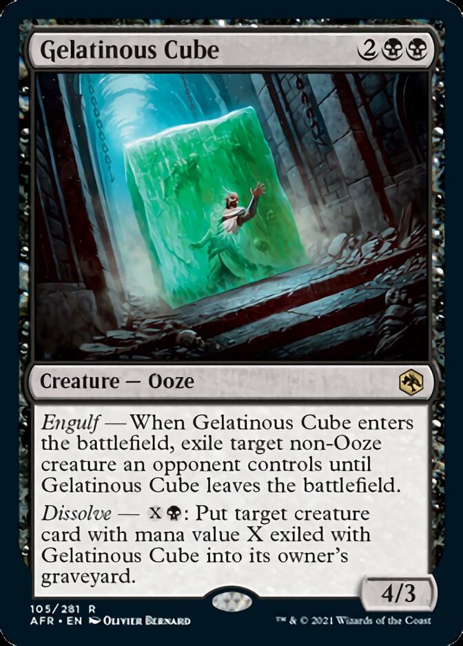 Gelatinous Cube [Dungeons & Dragons: Adventures in the Forgotten Realms] Foil