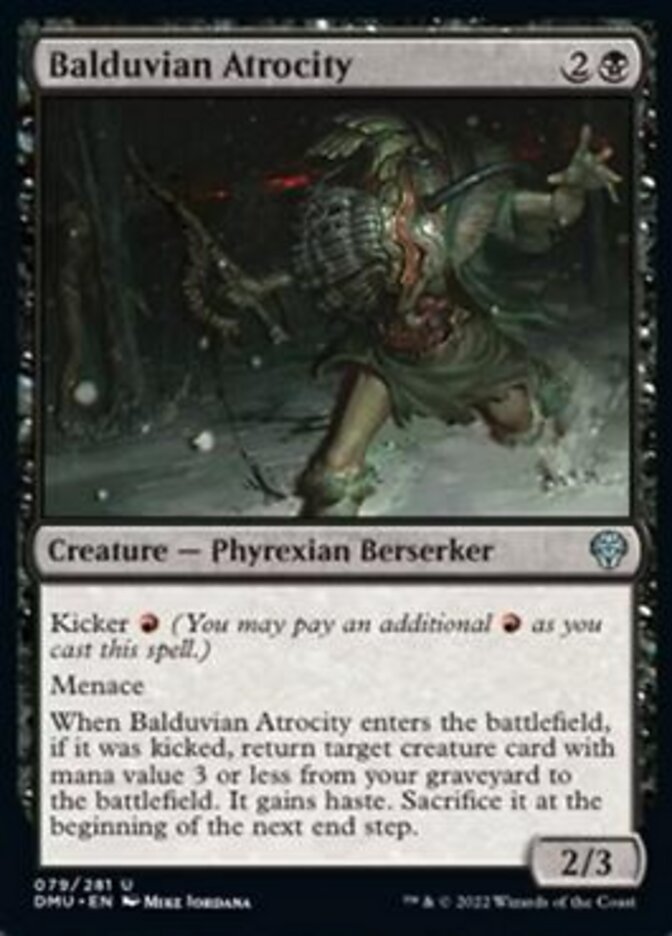 Balduvian Atrocity [Dominaria United] Foil