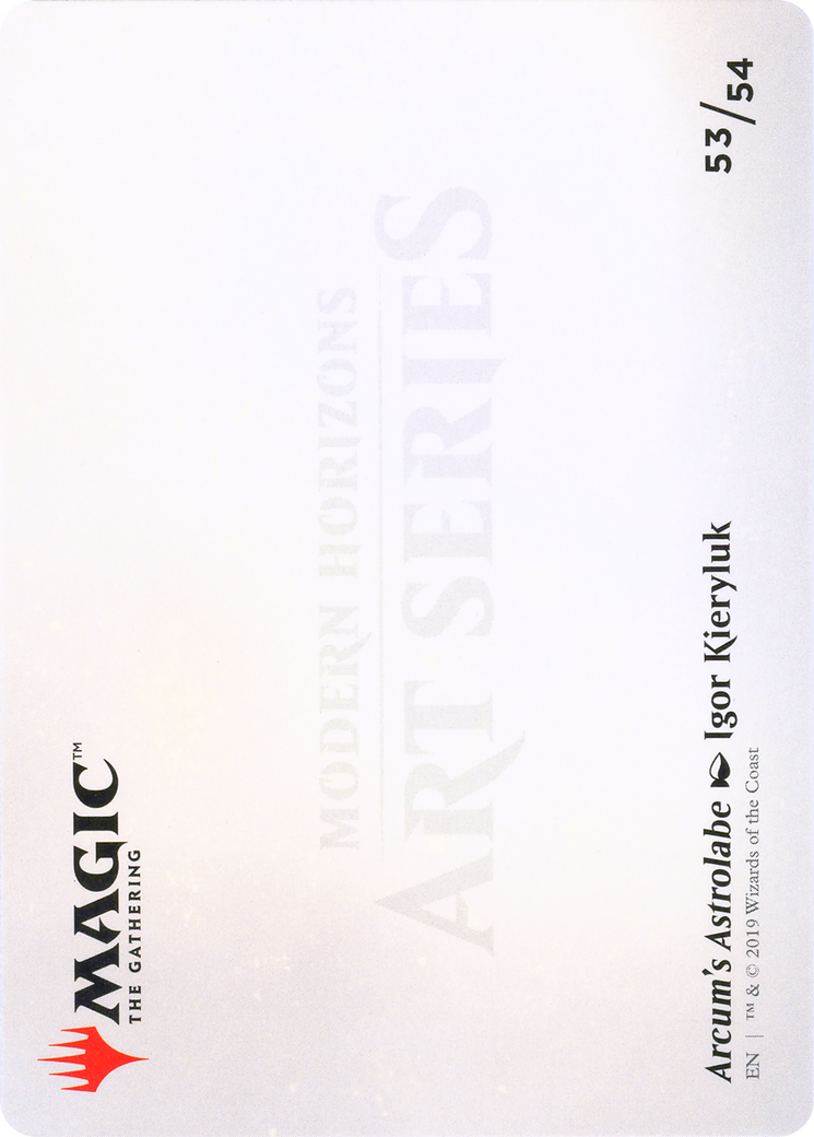 Arcum's Astrolabe // Arcum's Astrolabe  [Modern Horizons Art Series] (Borderless)