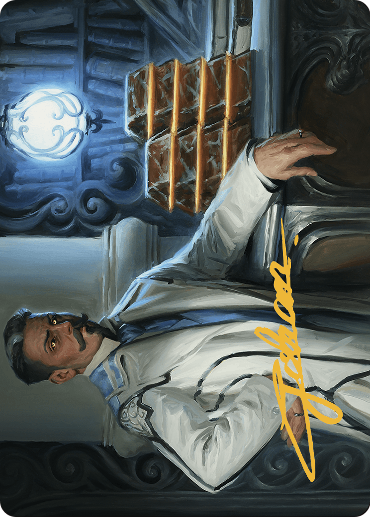 Baron Bertram Graywater // Baron Bertram Graywater  [Outlaws of Thunder Junction Art Series] (Borderless) Foil