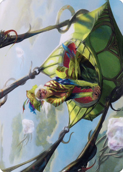 Nael, Avizoa Aeronaut // Nael, Avizoa Aeronaut  [Dominaria United Art Series] (Borderless) Foil