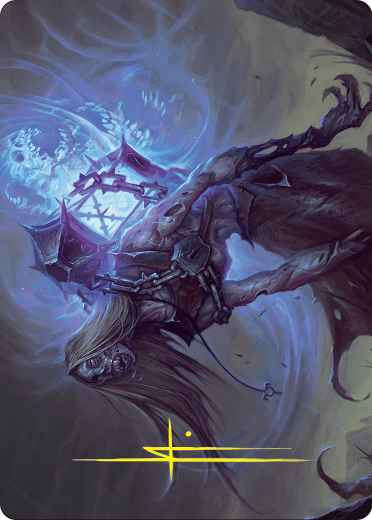 Soul-Shackled Zombie // Soul-Shackled Zombie  [Foundations Art Series] (Borderless) Foil