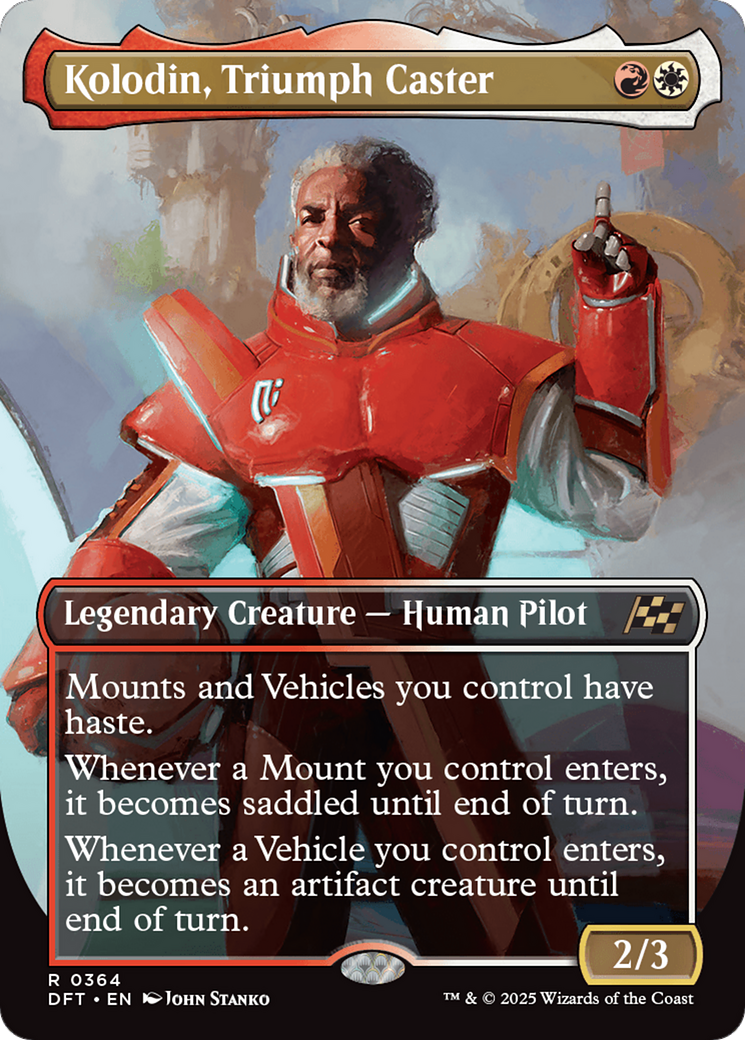 Kolodin, Triumph Caster (Borderless) [Aetherdrift] Foil