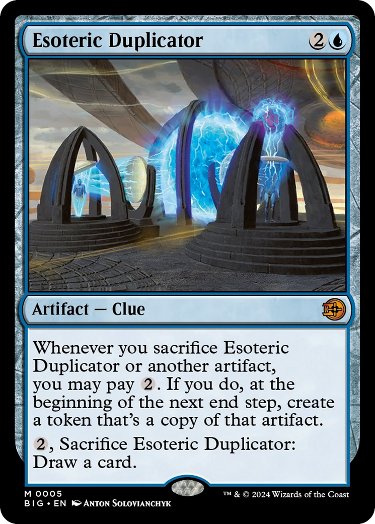 Esoteric Duplicator [Outlaws of Thunder Junction: The Big Score] Foil
