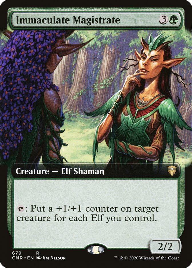 Immaculate Magistrate (Extended Art) [Commander Legends] Foil