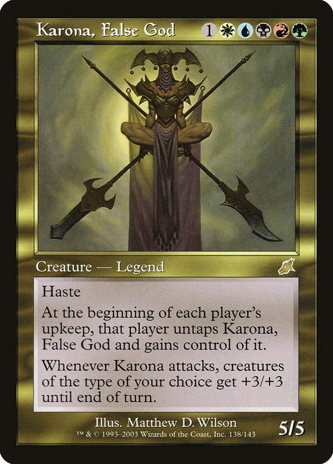 Karona, False God [Scourge] Foil