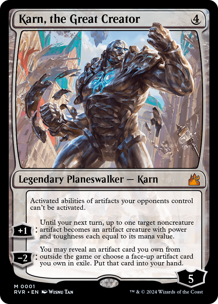 Karn, the Great Creator [Ravnica Remastered] Foil