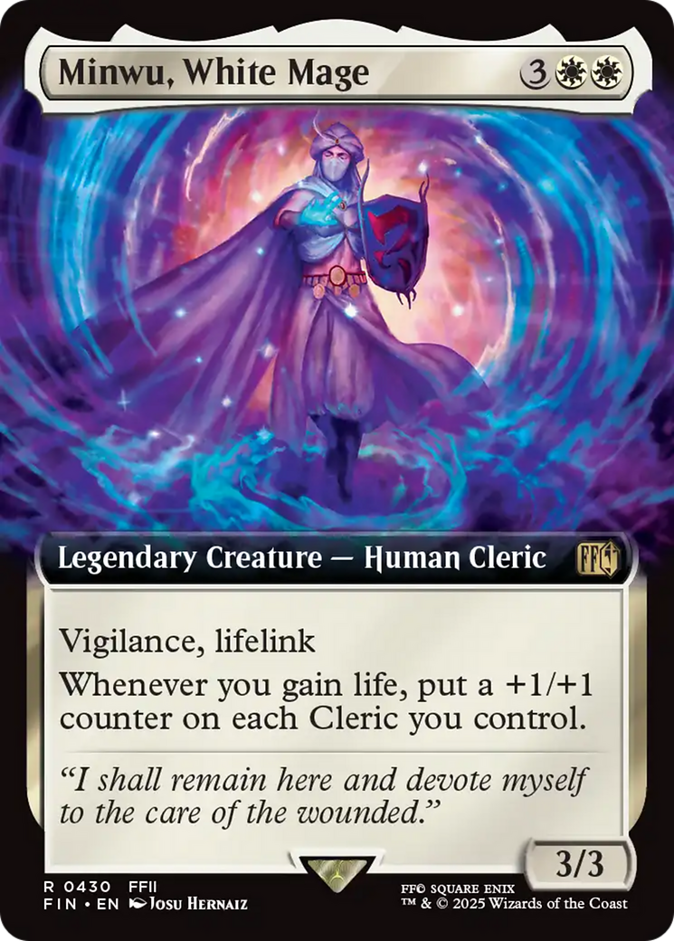 Minwu, White Mage (Extended Art) [FINAL FANTASY] Foil