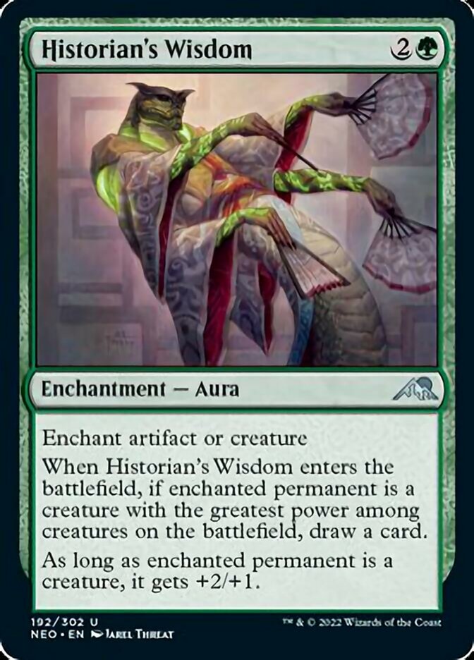 Historian's Wisdom [Kamigawa: Neon Dynasty] Foil