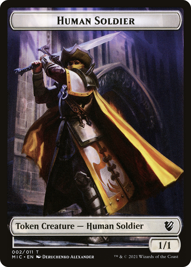 Human Soldier  [Midnight Hunt Commander Tokens]