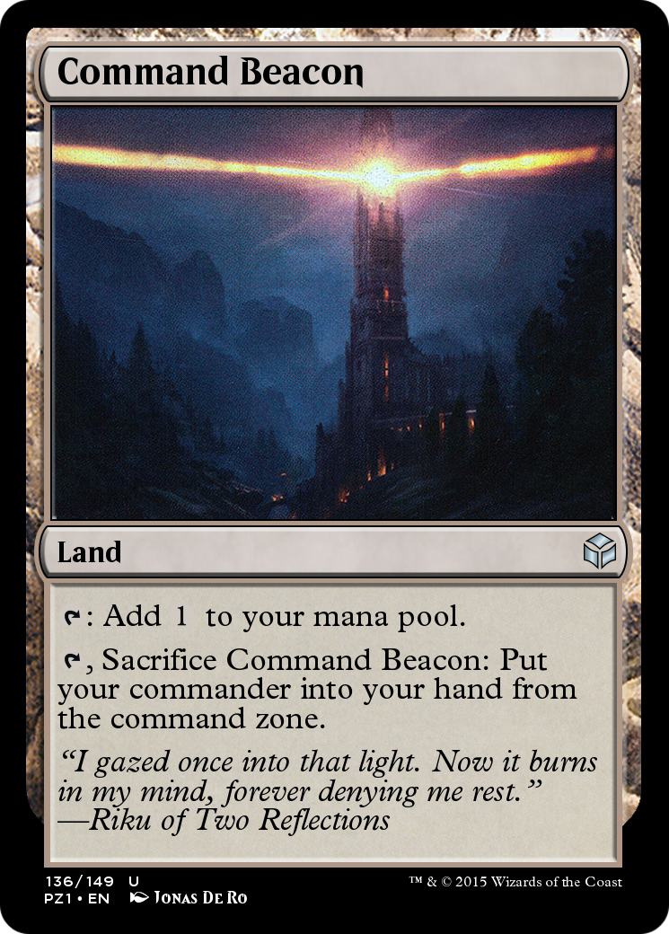 Command Beacon  [Legendary Cube Prize Pack] Foil