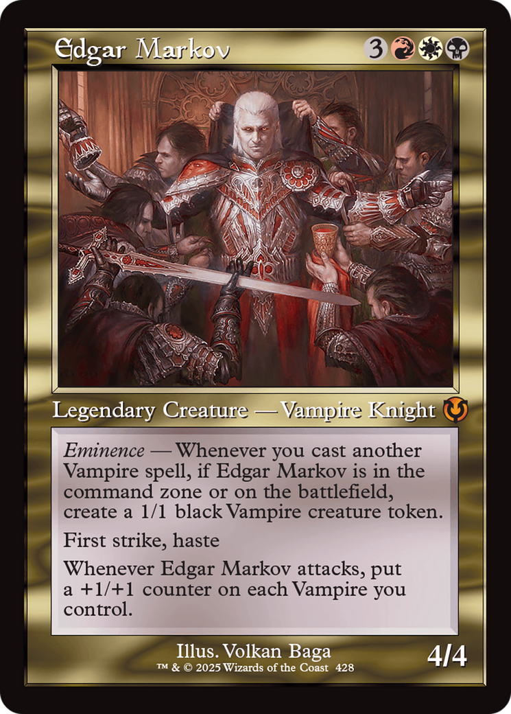 Edgar Markov (Retro Frame) [Innistrad Remastered] Foil