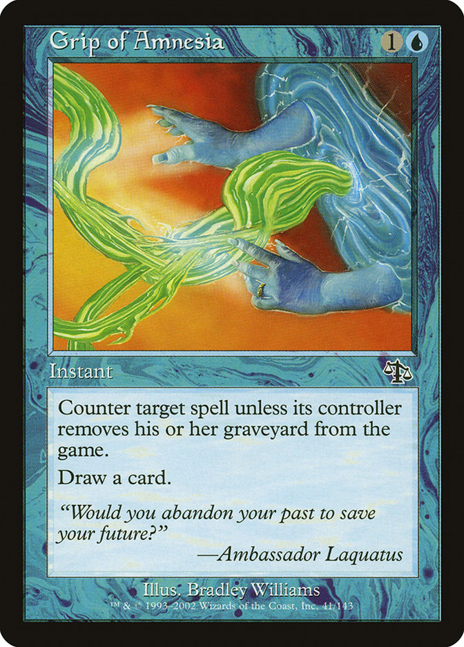 Grip of Amnesia [Judgment] Foil