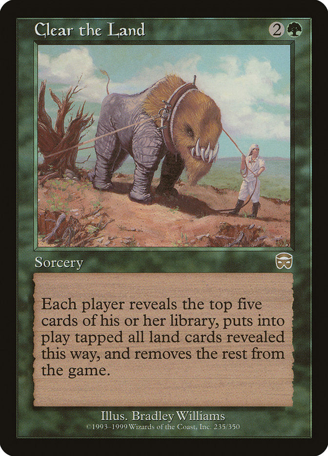 Clear the Land [Mercadian Masques] Foil