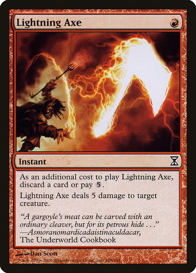 Lightning Axe [Time Spiral] Foil