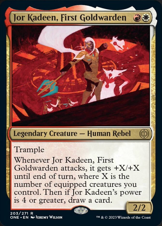 Jor Kadeen, First Goldwarden [Phyrexia: All Will Be One] Foil
